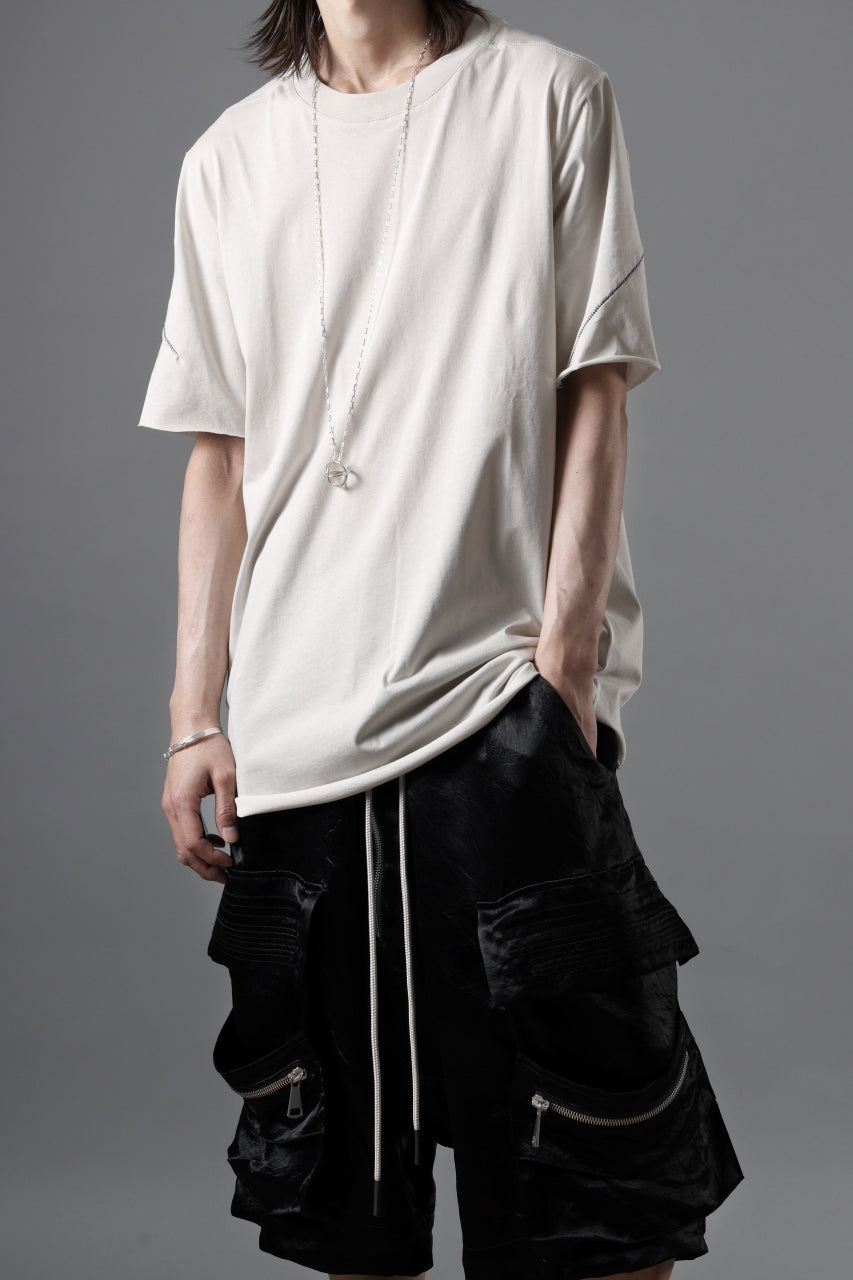画像をギャラリービューアに読み込む, thom/krom STITCHING BASIC FIT T-SHIRT / SILKY COTTON JERSEY (DUNE)