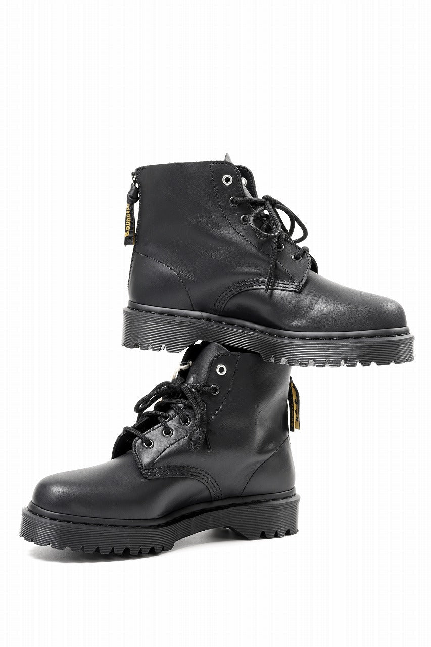 Y's x Dr. Martens 6 EYES BACK ZIP BOOTS 101 / CLASSIC CALF LEATHER (BLACK)