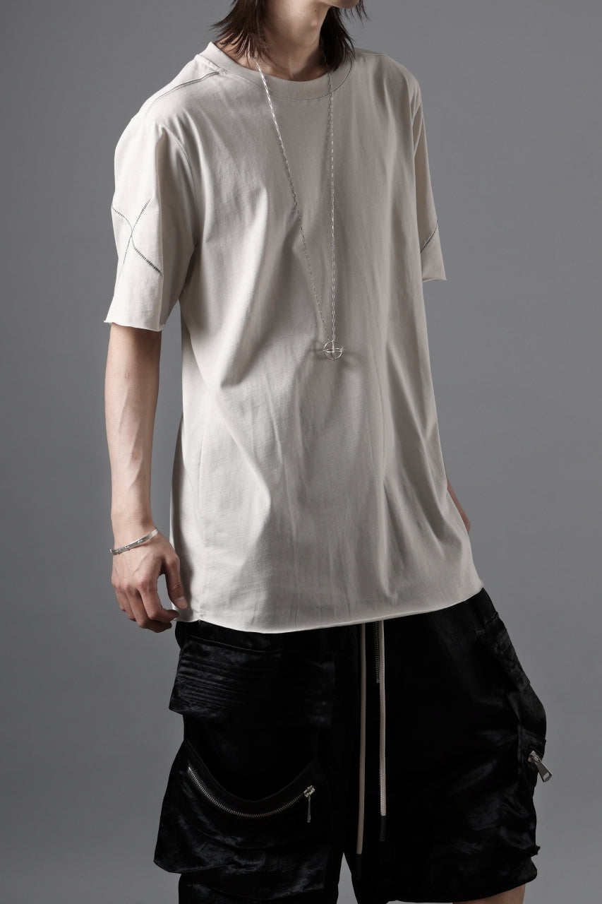 画像をギャラリービューアに読み込む, thom/krom STITCHING BASIC FIT T-SHIRT / SILKY COTTON JERSEY (DUNE)