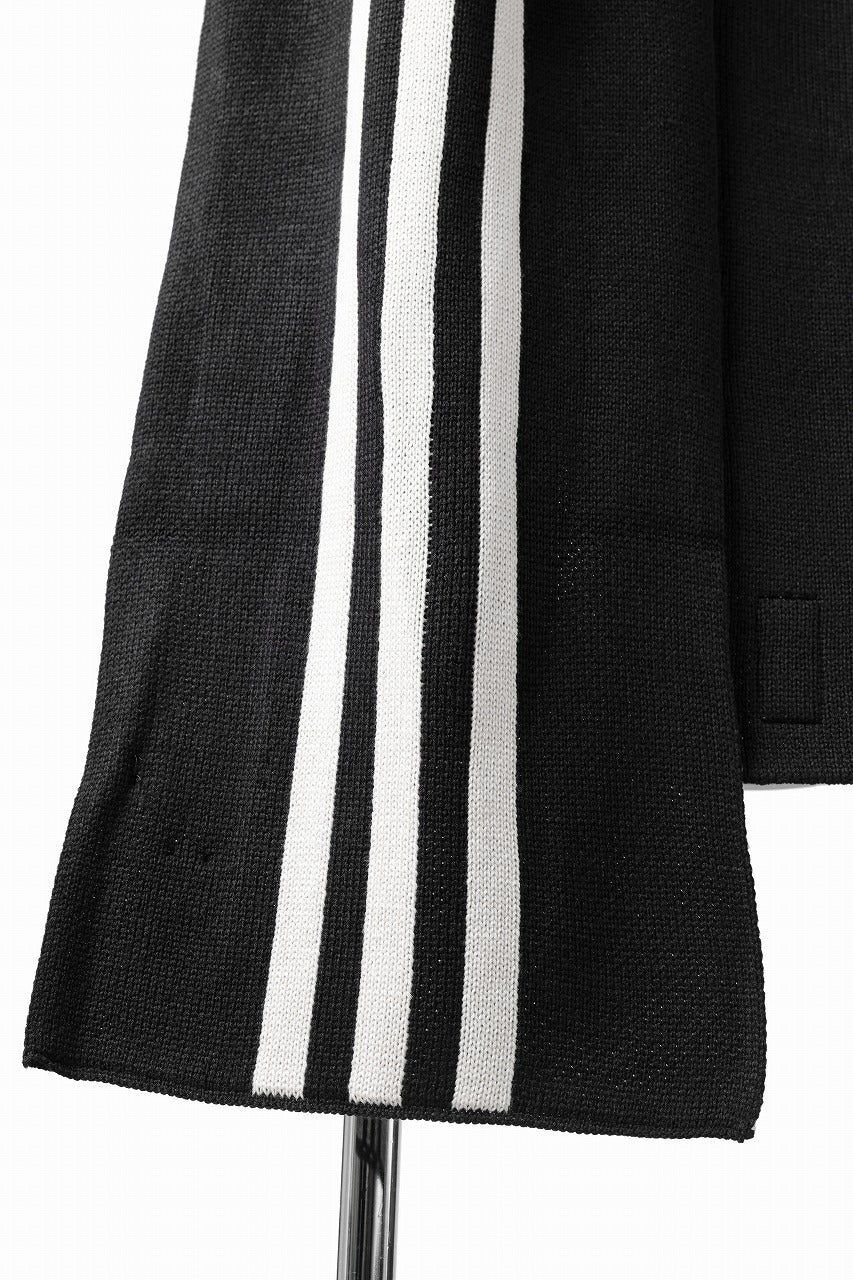 Y-3 Yohji Yamamoto 3 STRIPE SCARF (BLACK)