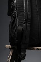 Load image into Gallery viewer, ISAMU KATAYAMA BACKLASH MILITARY FLAP DAYPACK / JAPAN DOUBLE SHOULDER OBJECT DYED (BLACK)