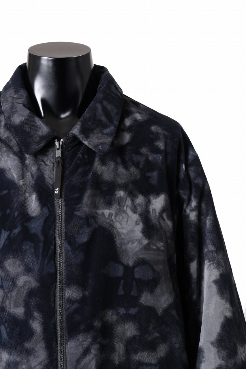 画像をギャラリービューアに読み込む, Y-3 Yohji Yamamoto AOP NYLON LINER JACKET / PERTEX QUANTUM &amp; PRIMALOFT® (BLACK)