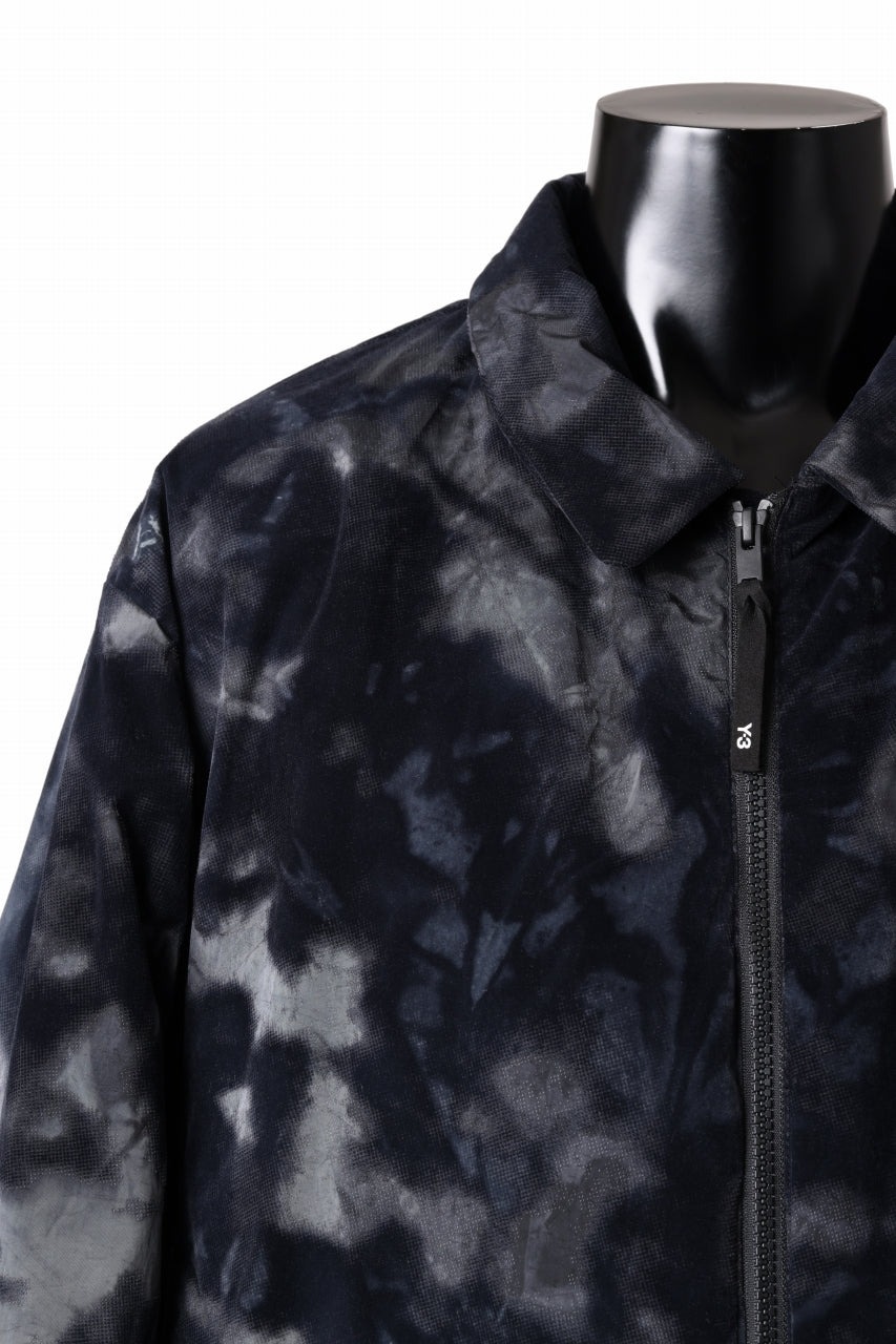 Y-3 Yohji Yamamoto AOP NYLON LINER JACKET / PERTEX QUANTUM & PRIMALOFT® (BLACK)