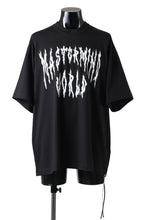 画像をギャラリービューアに読み込む, MASTERMIND WORLD DEATH METAL TEE / OVERSIZED (BLACK)