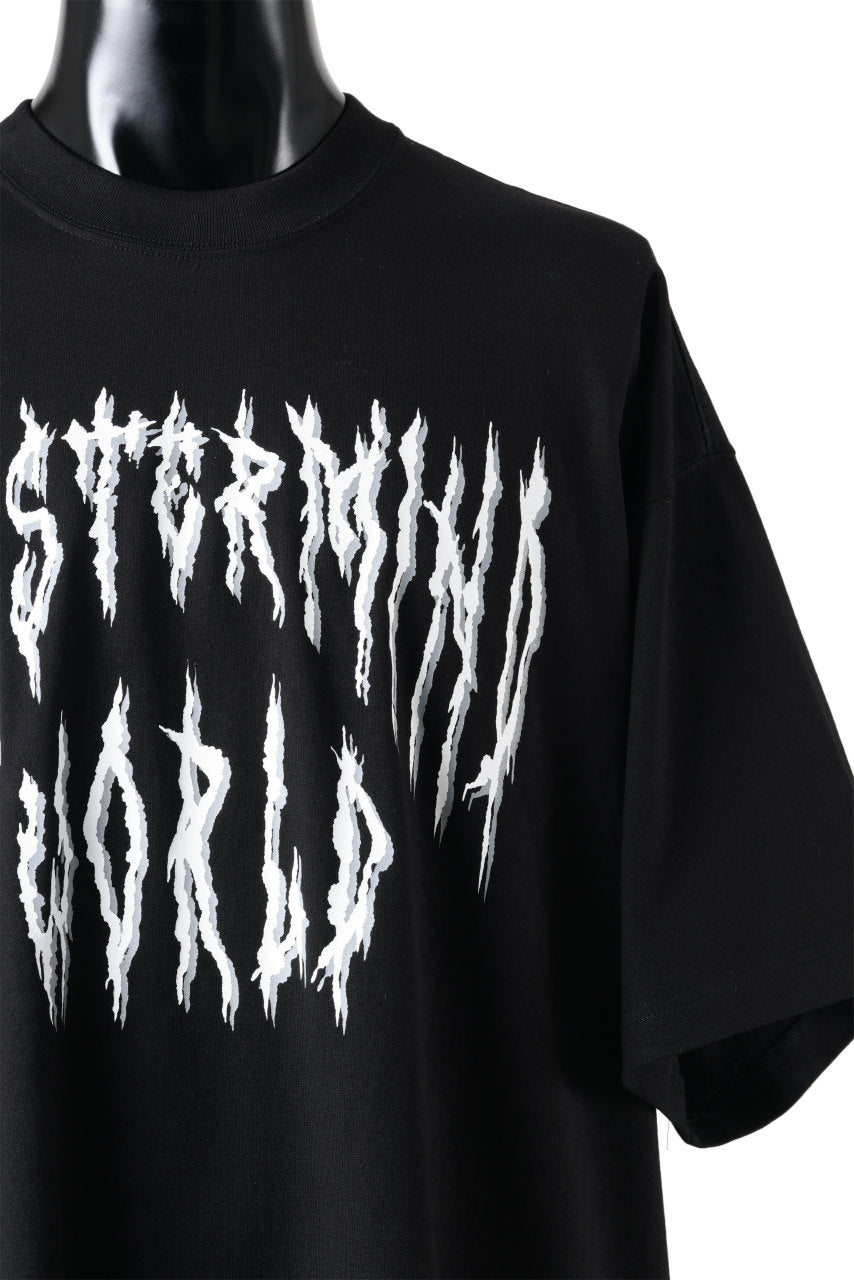 画像をギャラリービューアに読み込む, MASTERMIND WORLD DEATH METAL TEE / OVERSIZED (BLACK)