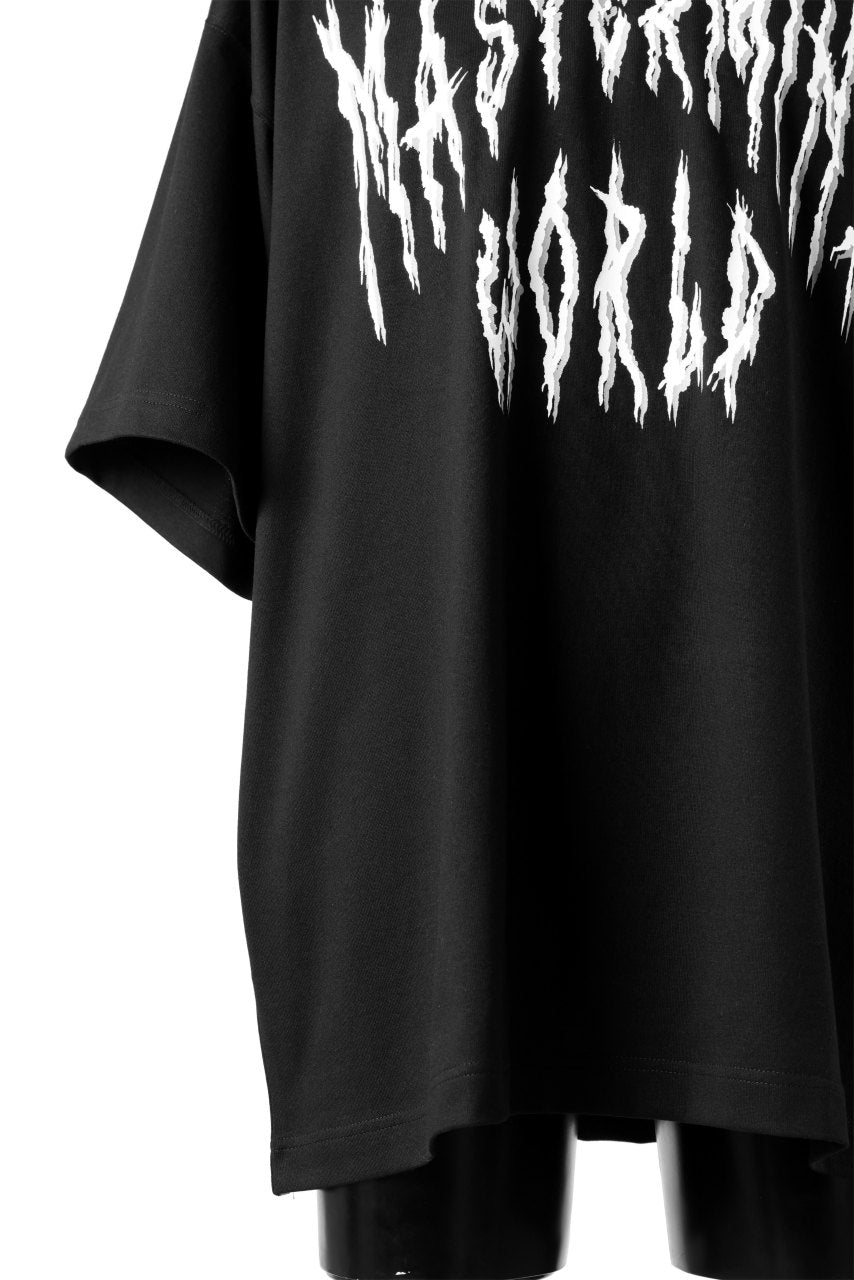 MASTERMIND WORLD DEATH METAL TEE / OVERSIZED (BLACK)