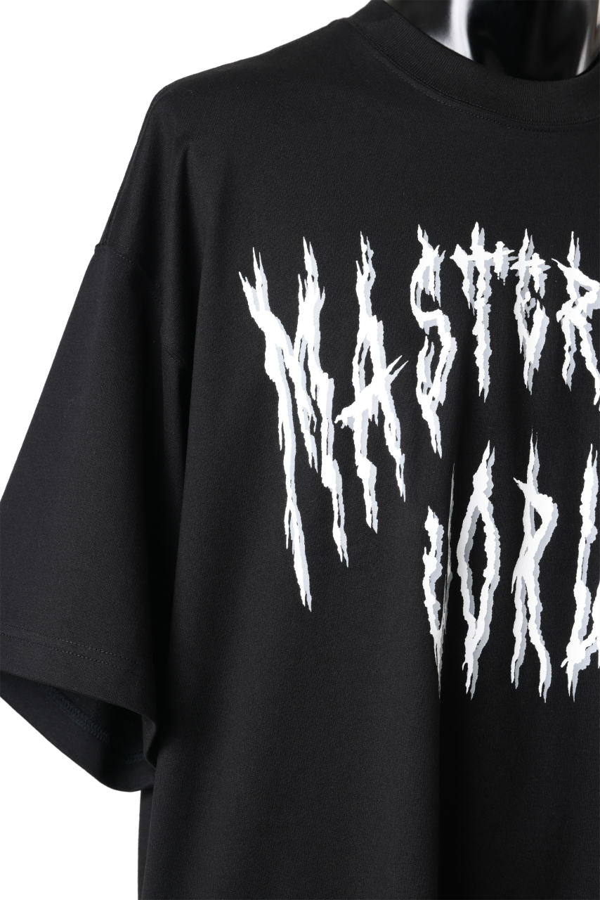 MASTERMIND WORLD DEATH METAL TEE / OVERSIZED (BLACK)