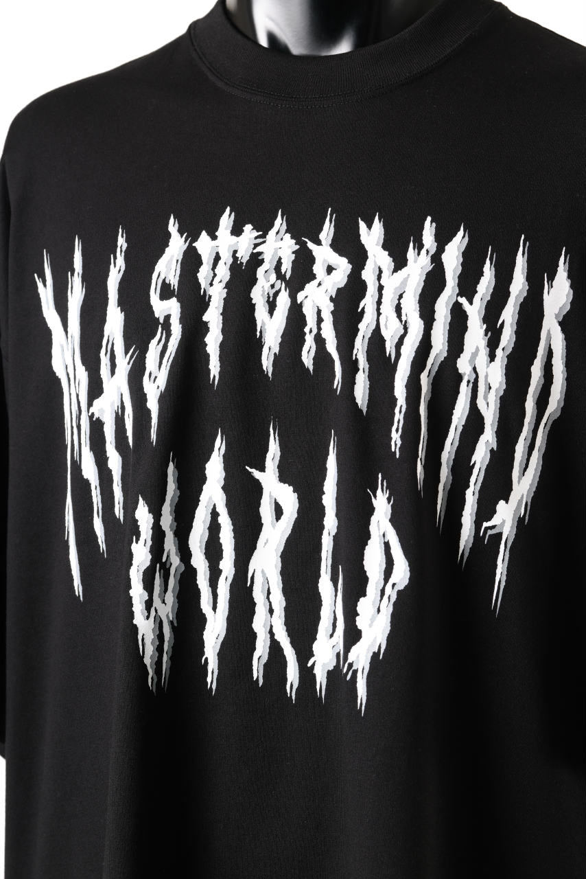 MASTERMIND WORLD DEATH METAL TEE / OVERSIZED (BLACK)