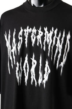 画像をギャラリービューアに読み込む, MASTERMIND WORLD DEATH METAL TEE / OVERSIZED (BLACK)