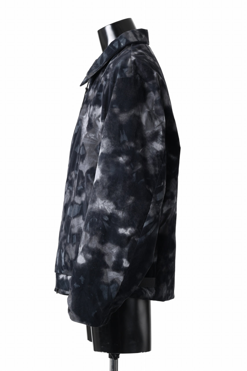 Y-3 Yohji Yamamoto AOP NYLON LINER JACKET / PERTEX QUANTUM & PRIMALOFT® (BLACK)