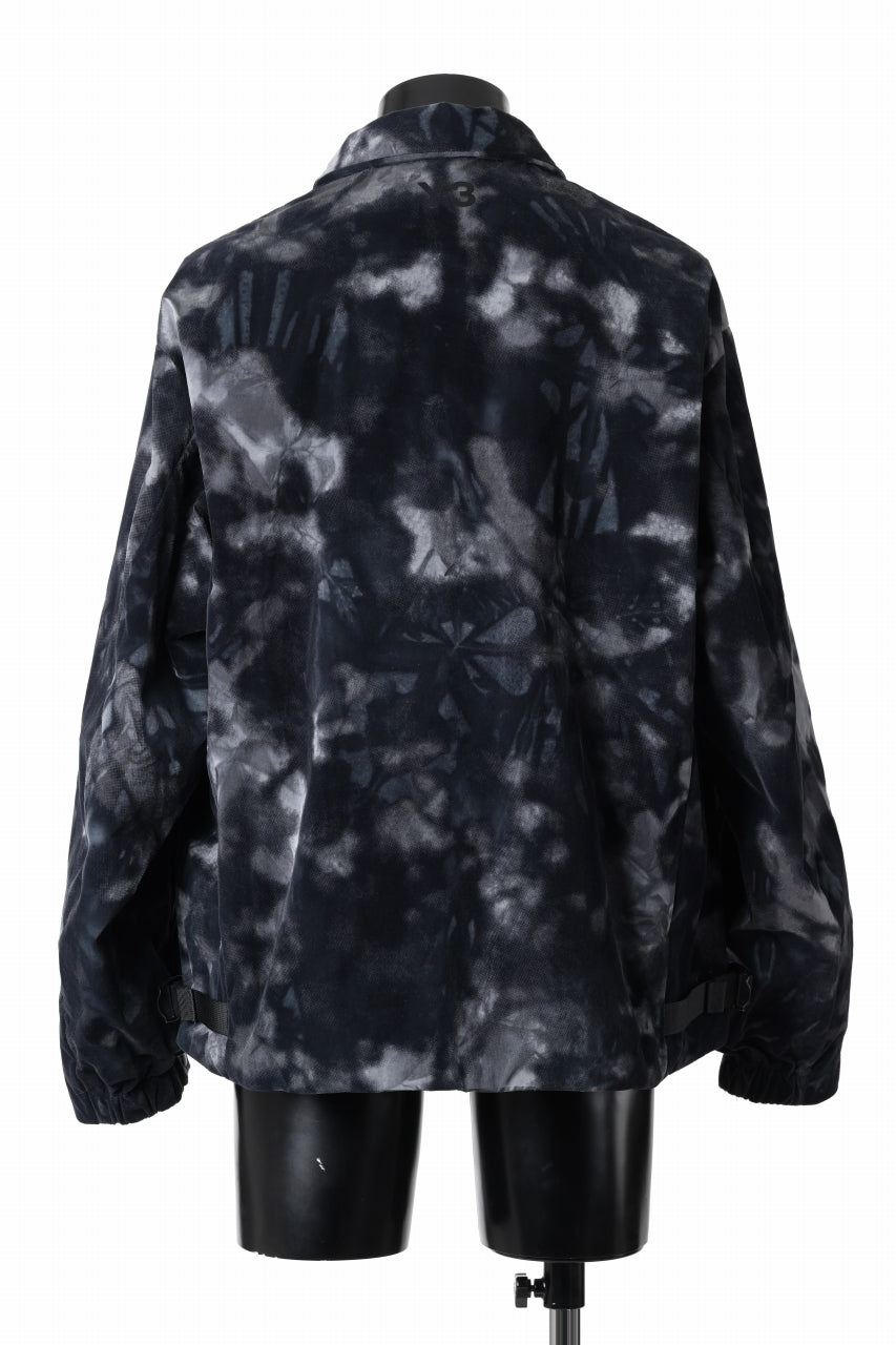 Y-3 Yohji Yamamoto AOP NYLON LINER JACKET / PERTEX QUANTUM & PRIMALOFT® (BLACK)