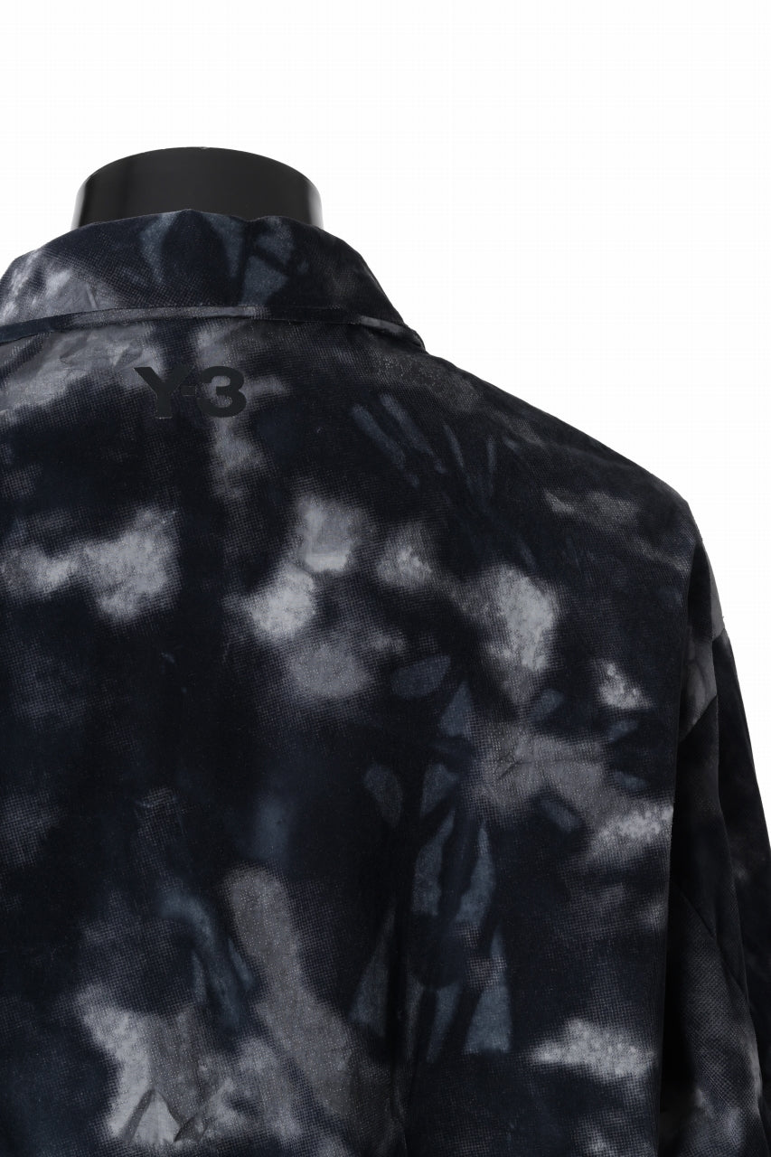 Y-3 Yohji Yamamoto AOP NYLON LINER JACKET / PERTEX QUANTUM & PRIMALOFT® (BLACK)