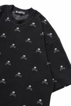 画像をギャラリービューアに読み込む, mastermind JAPAN SKULL MONOGRAM PILE SS TEE / BOXY FIT (BLACK)