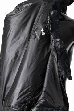 画像をギャラリービューアに読み込む, Y-3 Yohji Yamamoto AOP NYLON LINER JACKET / PERTEX QUANTUM &amp; PRIMALOFT® (BLACK)