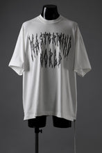 画像をギャラリービューアに読み込む, MASTERMIND WORLD DEATH METAL TEE / OVERSIZED (WHITE)