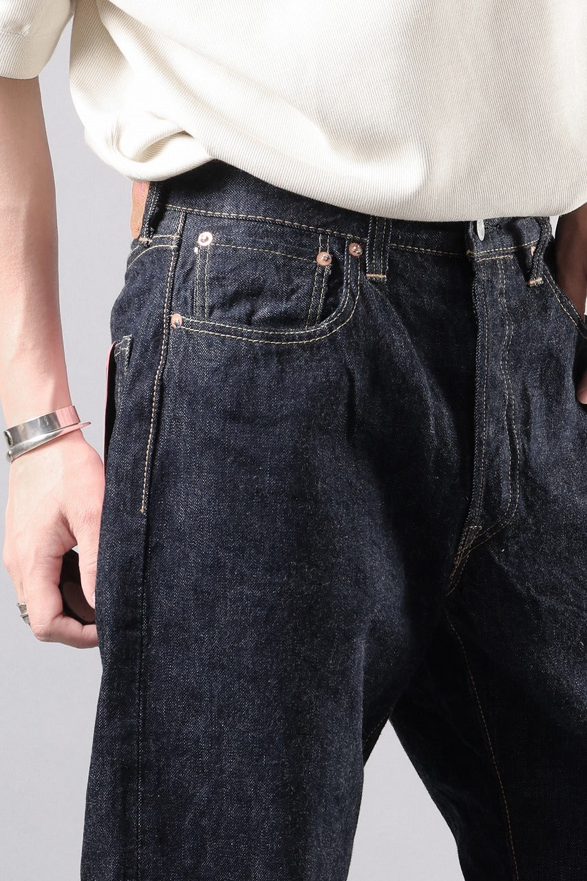 画像をギャラリービューアに読み込む, FULLCOUNT 0105W Wide Jeans / 13.7oz Zimbabwe Selvedge Denim (INDIGO BLUE / ONE WASHED)