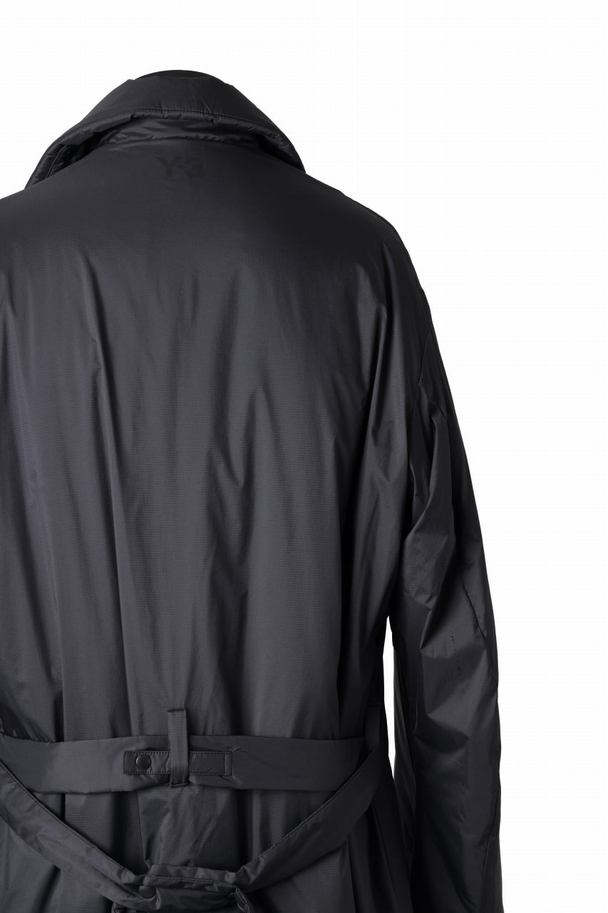 Y-3 Yohji Yamamoto PADDED COAT / PERTEX QUANTUM & PRIMALOFT® (BLACK)