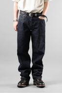 FULLCOUNT 0105W Wide Jeans / 13.7oz Zimbabwe Selvedge Denim (INDIGO BLUE / ONE WASHED)