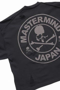 画像をギャラリービューアに読み込む, mastermind JAPAN INTARSIA SS KNIT SWEATER / OVERSIZED (BLACK)