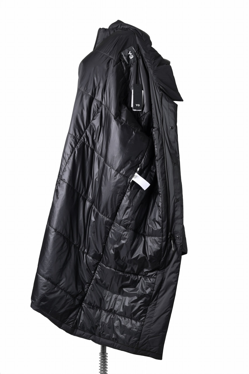 Y-3 Yohji Yamamoto PADDED COAT / PERTEX QUANTUM & PRIMALOFT® (BLACK)