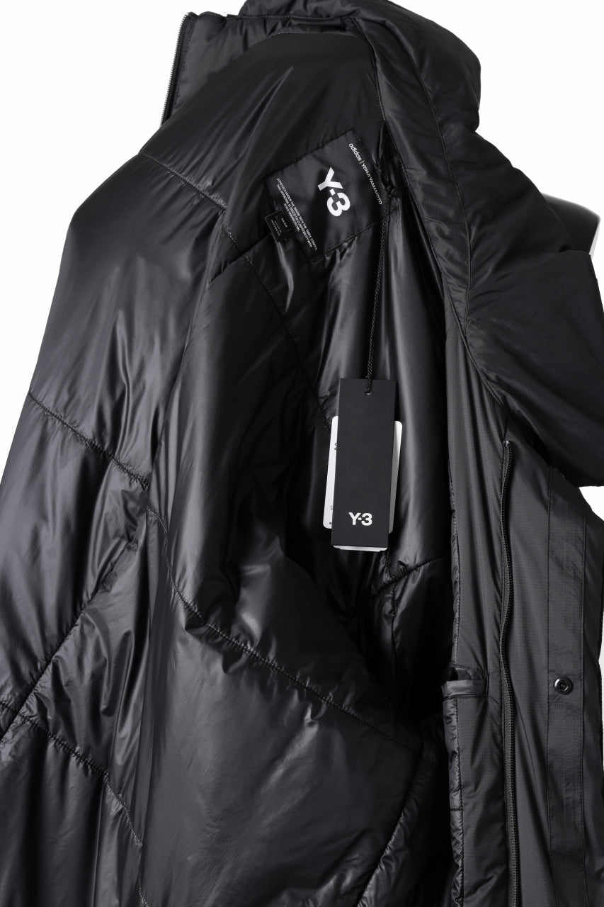 Y-3 Yohji Yamamoto PADDED COAT / PERTEX QUANTUM & PRIMALOFT® (BLACK)