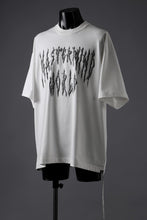 画像をギャラリービューアに読み込む, MASTERMIND WORLD DEATH METAL TEE / OVERSIZED (WHITE)