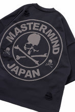 Load image into Gallery viewer, mastermind JAPAN INTARSIA SS KNIT SWEATER / OVERSIZED (BLACK)