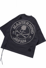 Load image into Gallery viewer, mastermind JAPAN INTARSIA SS KNIT SWEATER / OVERSIZED (BLACK)