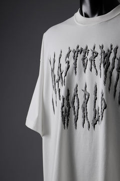 画像をギャラリービューアに読み込む, MASTERMIND WORLD DEATH METAL TEE / OVERSIZED (WHITE)