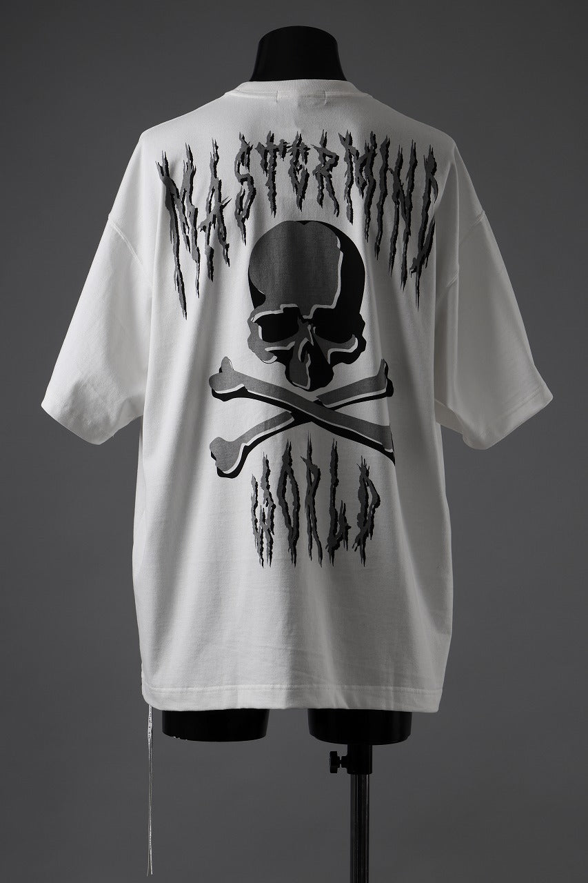 画像をギャラリービューアに読み込む, MASTERMIND WORLD DEATH METAL TEE / OVERSIZED (WHITE)