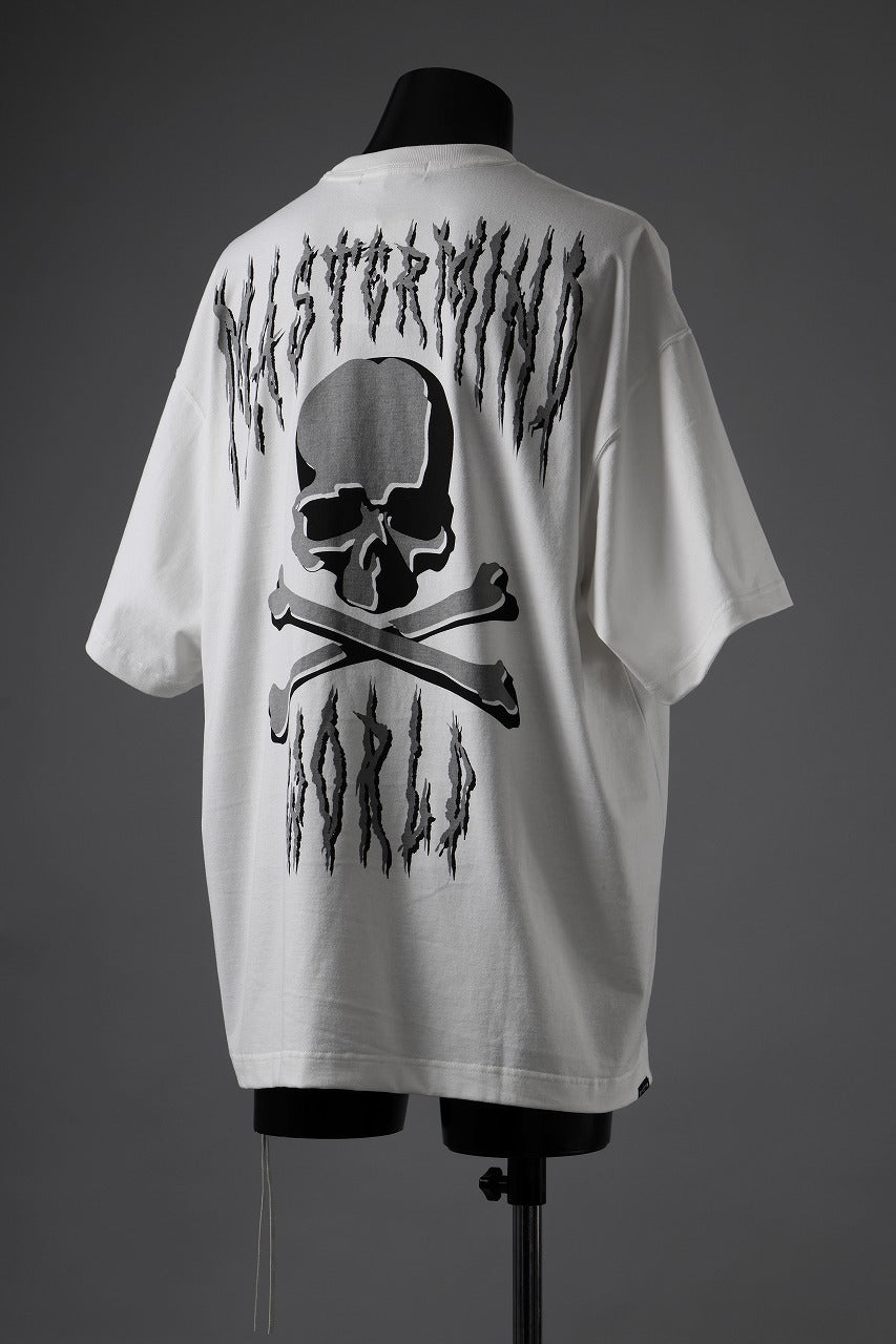 MASTERMIND WORLD DEATH METAL TEE / OVERSIZED (WHITE)