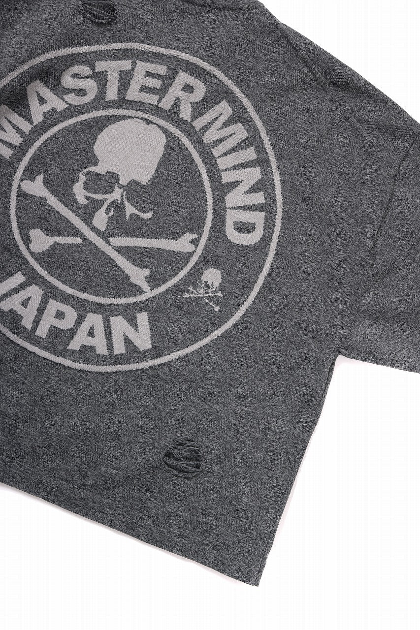 画像をギャラリービューアに読み込む, mastermind JAPAN INTARSIA SS KNIT SWEATER / OVERSIZED (TOP GRAY)