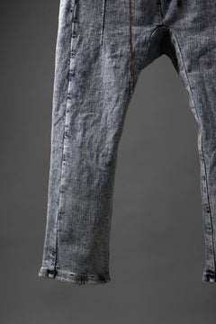 画像をギャラリービューアに読み込む, BORIS BIDJAN SABERI CROPPED TROUSER / OXIDISED &quot;P15.1 BF-FKU10002&quot; (BLEACH DENIM)