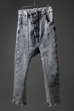 Load image into Gallery viewer, BORIS BIDJAN SABERI CROPPED TROUSER / OXIDISED &quot;P15.1 BF-FKU10002&quot; (BLEACH DENIM)