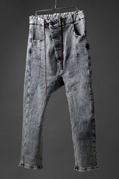 画像をギャラリービューアに読み込む, BORIS BIDJAN SABERI CROPPED TROUSER / OXIDISED &quot;P15.1 BF-FKU10002&quot; (BLEACH DENIM)