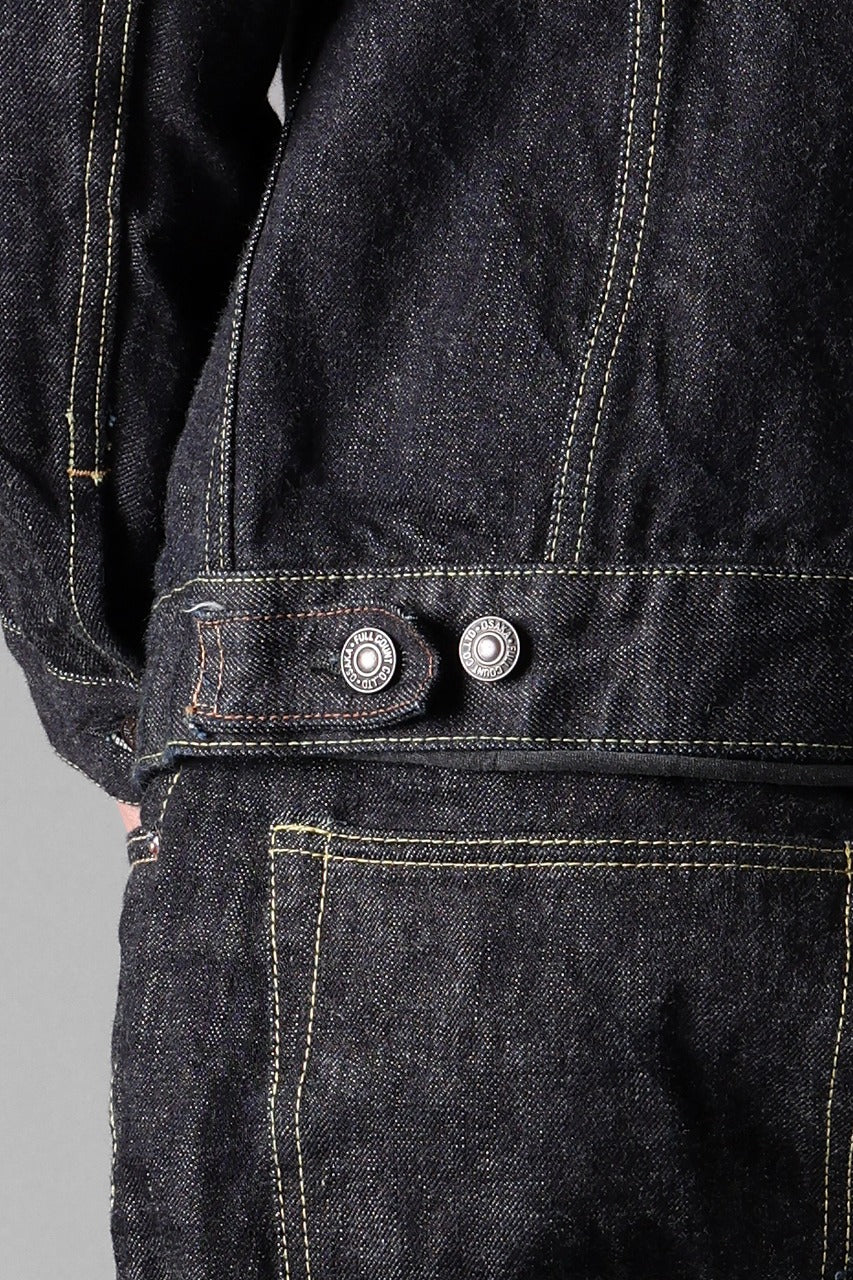 画像をギャラリービューアに読み込む, FULLCOUNT 2101XXW Type-3 Jean Jacket / 15.5oz Zimbabwe Selvedge Denim (INDIGO BLUE / ONE WASHED)