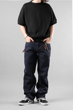画像をギャラリービューアに読み込む, FULLCOUNT 0105W Wide Jeans / 13.7oz Zimbabwe Selvedge Denim (INDIGO BLUE / ONE WASHED)