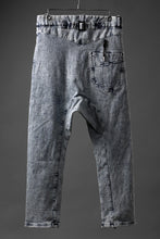 画像をギャラリービューアに読み込む, BORIS BIDJAN SABERI CROPPED TROUSER / OXIDISED &quot;P15.1 BF-FKU10002&quot; (BLEACH DENIM)