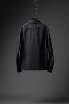 画像をギャラリービューアに読み込む, OPPOSE DUALITY PANEL SHIRT JACKET / WOOL x COTTON TWILL (GRAY)