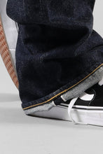画像をギャラリービューアに読み込む, FULLCOUNT 0105W Wide Jeans / 13.7oz Zimbabwe Selvedge Denim (INDIGO BLUE / ONE WASHED)