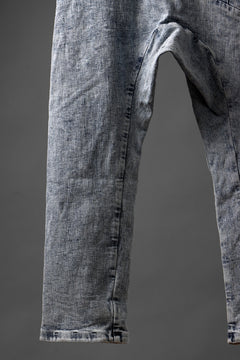 画像をギャラリービューアに読み込む, BORIS BIDJAN SABERI CROPPED TROUSER / OXIDISED &quot;P15.1 BF-FKU10002&quot; (BLEACH DENIM)