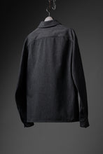 画像をギャラリービューアに読み込む, OPPOSE DUALITY PANEL SHIRT JACKET / WOOL x COTTON TWILL (GRAY)