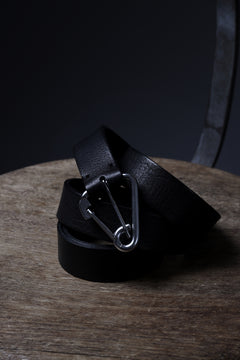 画像をギャラリービューアに読み込む, OPPOSE DUALITY CARABINER BELT / COW HIDE LEATHER (BLACK)