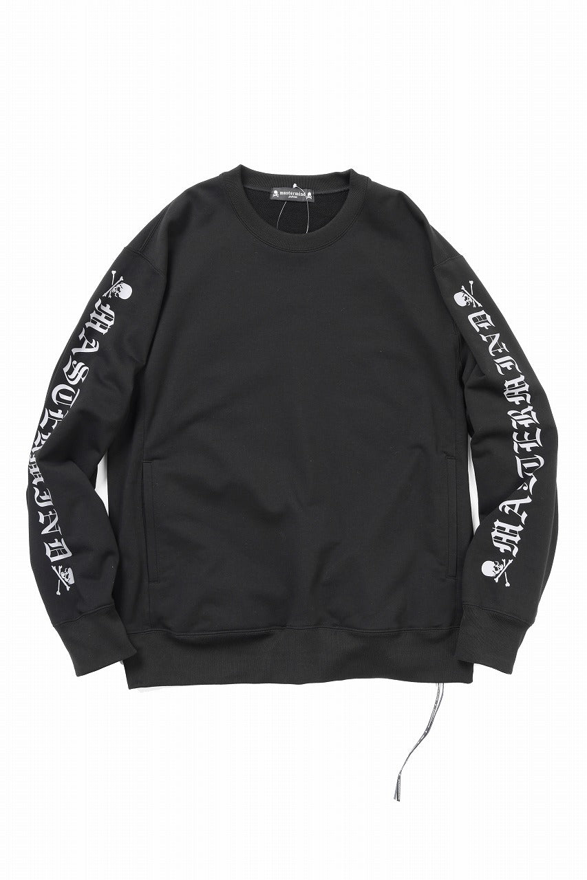 mastermind JAPAN LOGO SWEAT SHIRT / REGULAR FIT (BLACK)