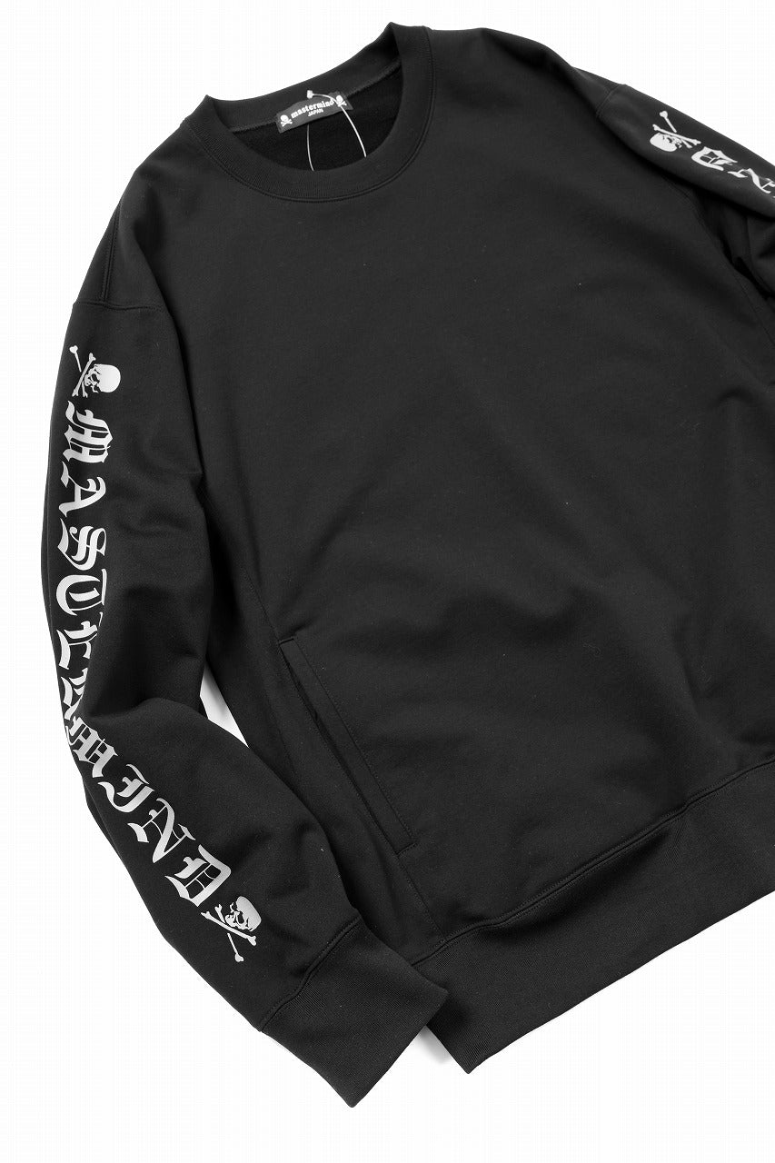 mastermind JAPAN LOGO SWEAT SHIRT / REGULAR FIT (BLACK)