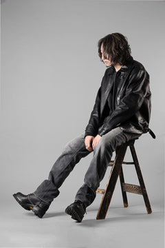 Load image into Gallery viewer, FULLCOUNT "Dartford" 1101BKSSHW Straight Jeans / 11.5oz Zimbabwe Selvedge Denim (BLACK / VINTAGE FADED)