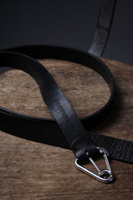 Load image into Gallery viewer, OPPOSE DUALITY CARABINER BELT / COW HIDE LEATHER (BLACK)