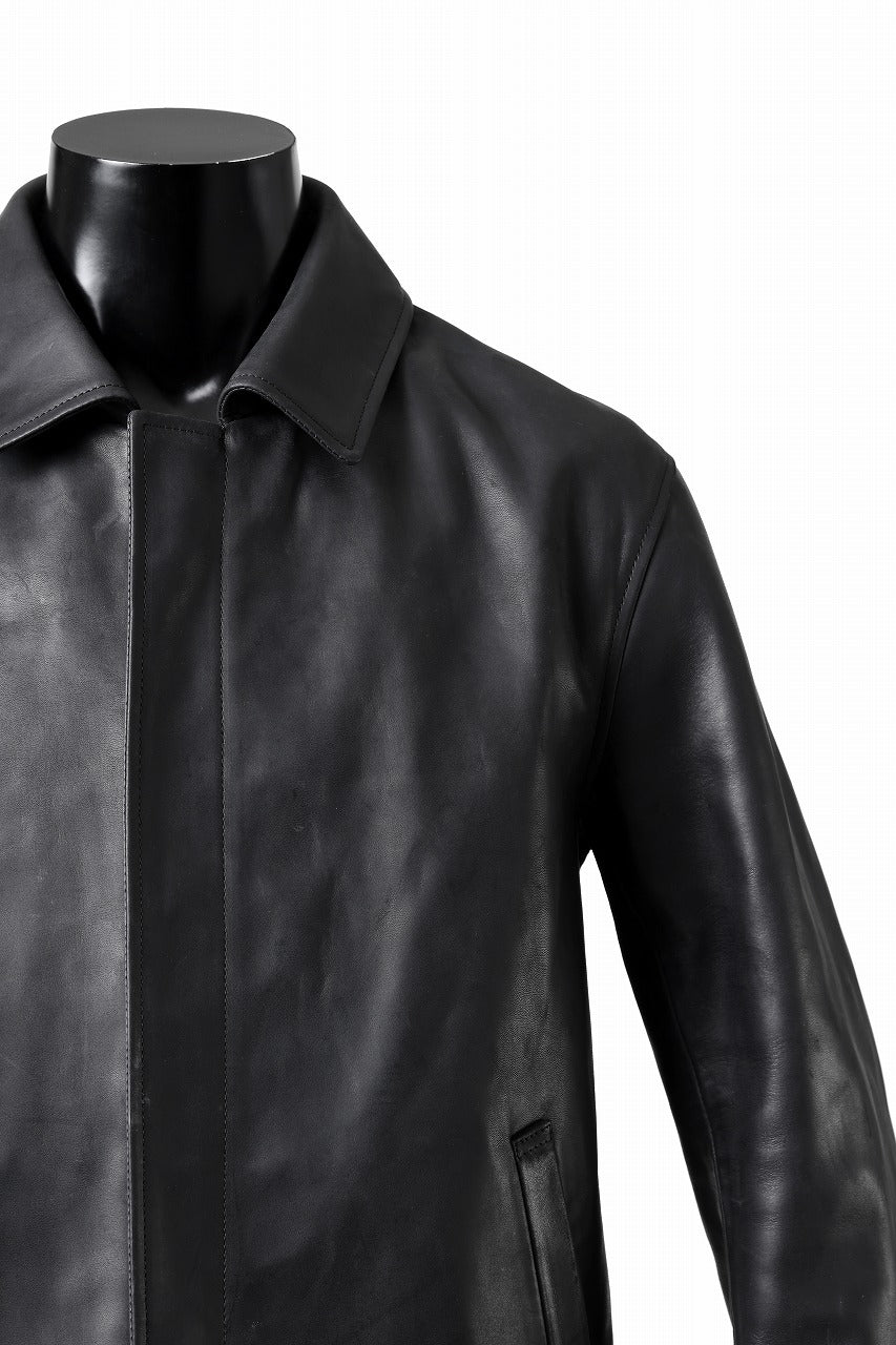 ierib exclusive Lukas Jacket / Horse Nubuck Leather (BLACK)