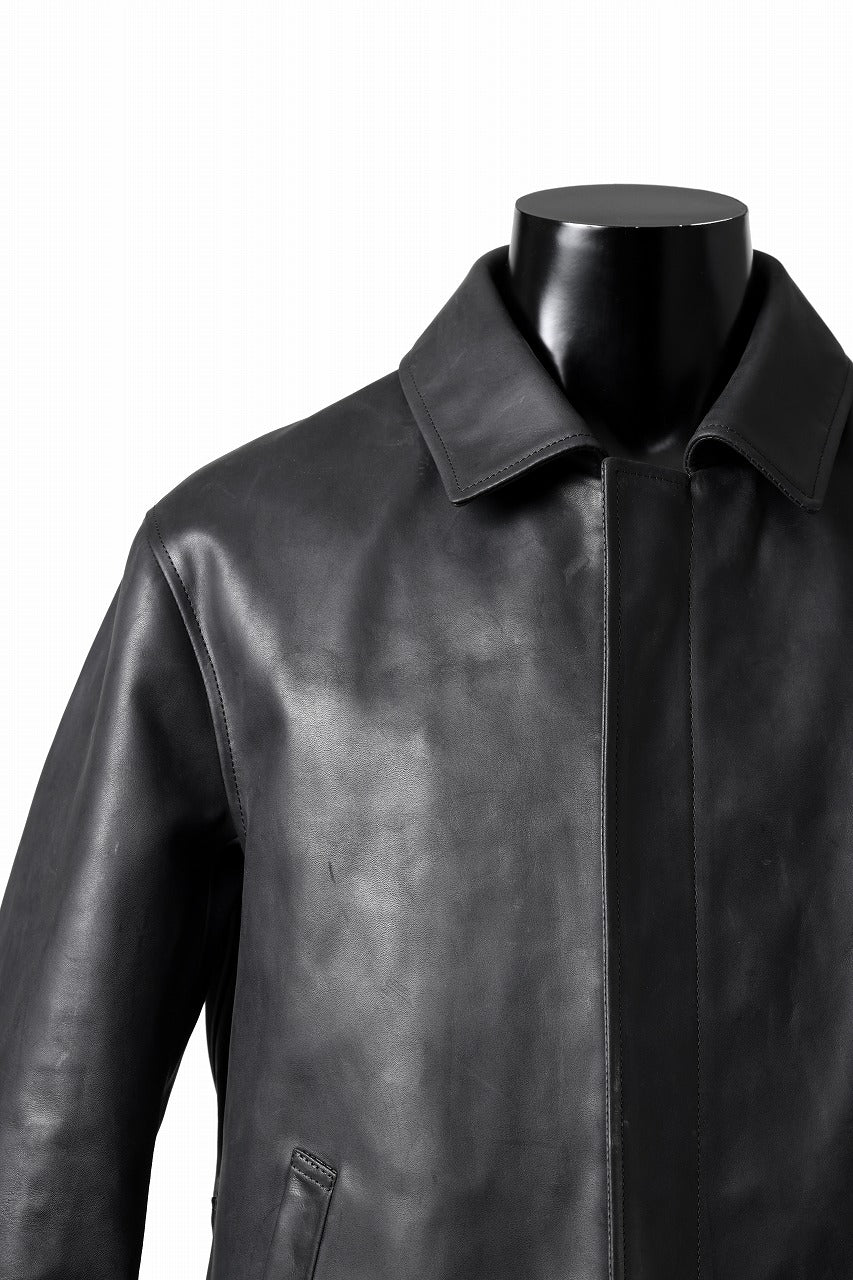 ierib exclusive Lukas Jacket / Horse Nubuck Leather (BLACK)