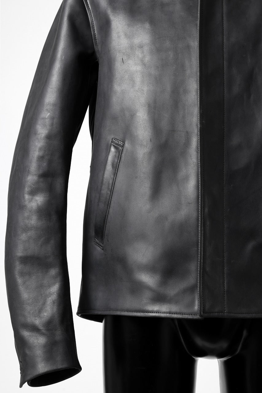 ierib exclusive Lukas Jacket / Horse Nubuck Leather (BLACK)